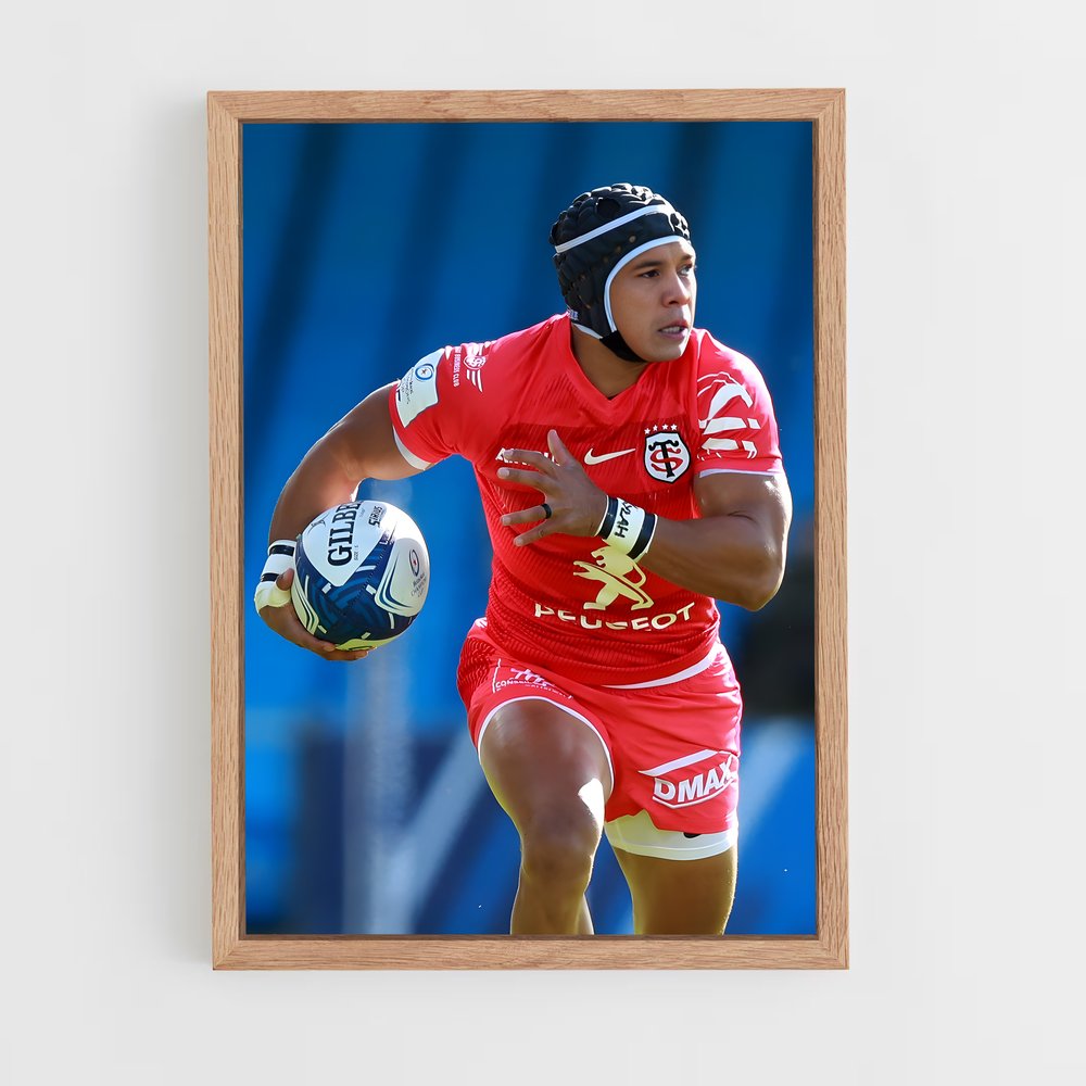 Poster Cheslin kolbe – affiche Rugby (vue 4)